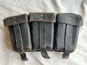 German WW2 K-98 ammo pouch. RBn number. Original and complete. - Picture 1 of 10