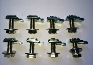Land Rover Series 2, 2a & 3 Stainless Steel Front Wings To Bulkhead Fixing Kit - Picture 1 of 3