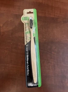 BAMBOO TOOTHBRUSH CHARCOAL INFUSED SOFT  NEW - Ships from FL - Picture 1 of 3