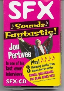 SFX SOUNDS FANTASTIC! Cassette Tape Jon Pertwee Interview/Doctor Who/Quatermass - Picture 1 of 4