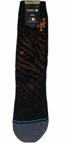 Stance New York Mets Mesh Crew Butter Blend INFIKNIT Socks Men's Size Large 9-13 Cover