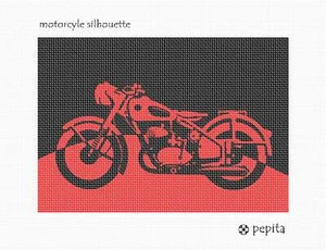 Kit de punta de aguja o lona silueta moto - Imagen 1 de 2
