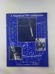 A Magnificent Old Conflagration Halley's Comet Dept Of Navy Booklet 1985 - Imagen 1 de 4