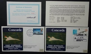 Concorde first scheduled commercial service London - Bahrain - London 1976 - Picture 1 of 5