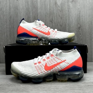 Nike Air VaporMax Flyknit 3 USA White Astronomy Blue Womens 7 CZ7994-100 Sneaker - Picture 1 of 10