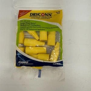 DRYCONN 31556 LARGE DIRECT BURY WATERPROOF WIRE CONNECTORS #22-#8 AWG - Picture 1 of 10