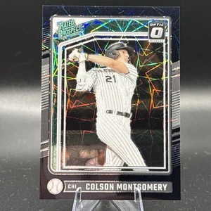 Óptica Donruss Colson Montgomery #162 Black Velocity Rated Prospect 23/39 2024 - Imagen 1 de 3