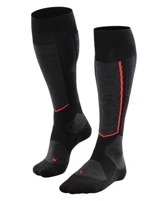 FALKE Women's St4 Wool Tour Knee High Ski Socks 1 Pair Skiing Winter Outdoor - Image 1 of 4