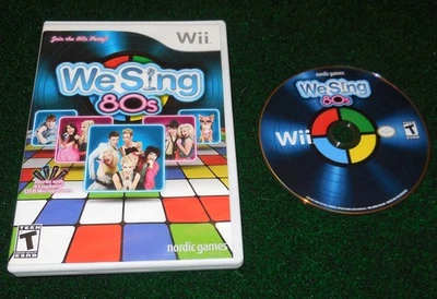 Wii We Sing 80's Adult Owned  Mint Game Disc is in Mint Perfect  & Case - Image 1 of 3