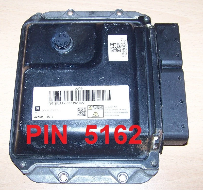 Centralina ECU OPEL ASTRA J 1,7L CDTI 81KW A17DTJ AAYF 55579893 con PIN - Immagine 1 di 1