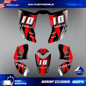 Kit gráfico para Honda TRX90 TRX 90 2006-2023 calcomanías personalizadas pegatinas 100% personalizadas - Imagen 1 de 6