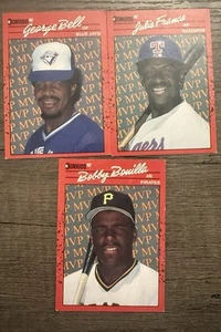 MVP BASEBALL SET 1990 DONRUSS BC13-14-15 Bell Franco Bouilla - Picture 1 of 2
