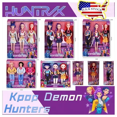2025: Figura coleccionable articulación móvil muñecas cazadores de demonios Cosplay Kpop 3 piezas Foto 1 de 4