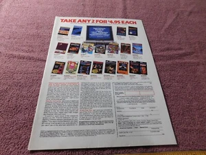 Videospiel Vintage Anzeige aus Zeitschrift 1985 - Bild 1 von 2