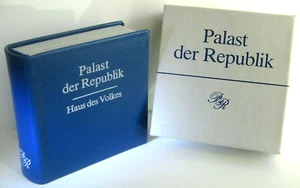 Minibuch Leder Palast der Republik in deutsch, russisch, englisch. Selten ! - Bild 1 von 1