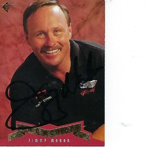 JIMMY MAKAR SIGNED 1995 UPPERDECK SP #145 - NASCAR - Image 1 of 1