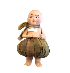 Antique Bisque German Doll 14cm – Movable Arms – Marked Made in Germany - Picture 1 of 4