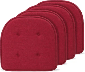 Dining Room Chair Cushions Set of 4 for Dining Kitchen Chairs Pads Seat Cushions - Picture 1 of 6