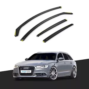 Audi A6 C7 2011-2018 5 Door Avante Estate Wind Deflectors 4pc Tinted - Picture 1 of 10
