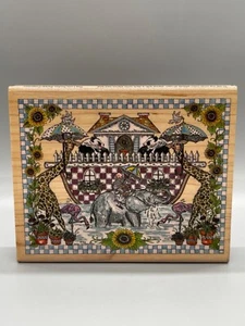 Noah’s Ark Lynn Norton Parker Hampton Art Rubber Stamp - Picture 1 of 7