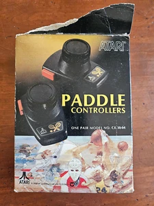 Atari 2600 Paddle Controllers Pair w/ original box - untested - Picture 1 of 5