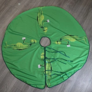 Hairy Grinch Christmas Tree Skirt Green Tie Holiday Party Movie - Picture 1 of 9