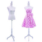 Female Mannequin Torso Dress Form Display Sewing Mannequin w/Tripod Stand White