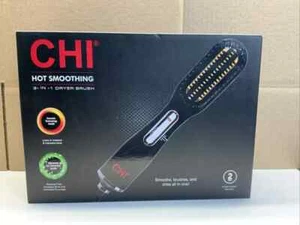 CHI Hot Smoothing 3 in 1 Dryer Brush black color  Brand New  - Picture 1 of 2