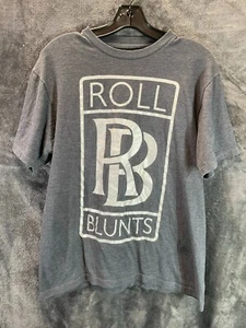 Authentic Classic Ecko Unltd RB Roll Blunts Men's Poly/Cotton T-Shirt Gray Sz S - Picture 1 of 12