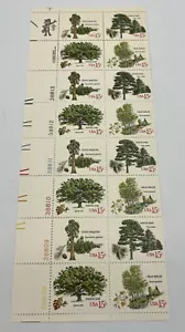 Scott #1767a 1764-67 1978 Arboretum 15 Cent Plate Block of 16 Stamps MNH - Picture 1 of 8