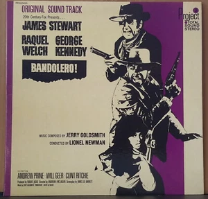 BANDOLERO! - SOUNDTRACK by J. GOLDSMITH 1968 PROJECT 3 PR5026SD US 1ST PRESS LP - Picture 1 of 4