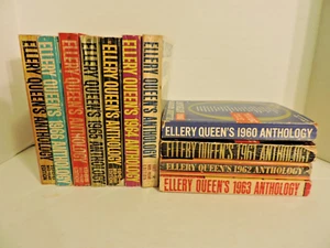 ELLERY QUEENS ANTHOLOGY LOT 1ST PRINTING BOOKS 1960/1961/1962/1963/1964/1965/66 - Picture 1 of 4