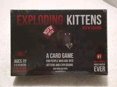 Exploding Kittens ~ NSFW Edition (2020) Explicit Adult Content ~ Sealed Package - Image 1 of 4