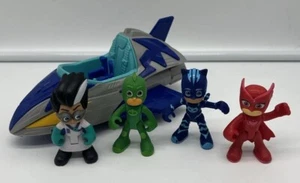 PJ Masks Frog Box Hasbro SA C-3632A Figure & Sky Plane Lot - Picture 1 of 5
