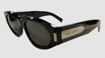 Gafas de sol ovaladas negras para mujer Saint Laurent talla 56-19-145 $545 Foto 1 de 4