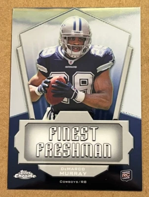 2011 TOPPS CHROME - FINEST FRESHMAN INSERT 0 DeMARCO MURRAY COWBOYS #FF-DM - Image 1 of 2