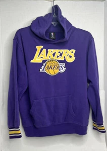 NBA Size XL Kids Boys Lakers Hoodie Sweater Purple Basketball Embroidered Logo - Picture 1 of 8