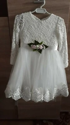 Robe communienne/chrétienne pour fille - Photo 1/4