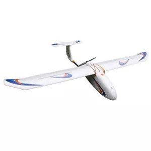 High Quality White Toy Carbon Fiber Tail Version Glider FPV Airplane RC Plane - Picture 1 of 3