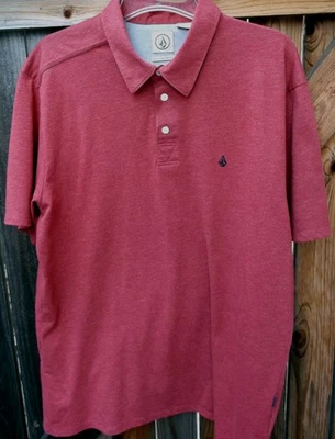 💎💥 VOLCOM 💥💎 True to This Short Sleeve Polo Shirt Stretch XL - Image 1 of 3