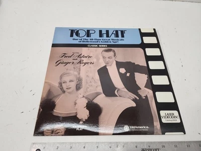 Top Hat Extended Play Laserdisc LD Fred Astaire & Ginger Rogers Laser Disc - Image 1 of 4