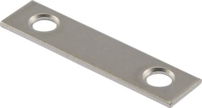 Placa de reparación de acero inoxidable 2x1/2 pulgadas herrajes esenciales ensamblador paquete de 2 Foto 1 de 2