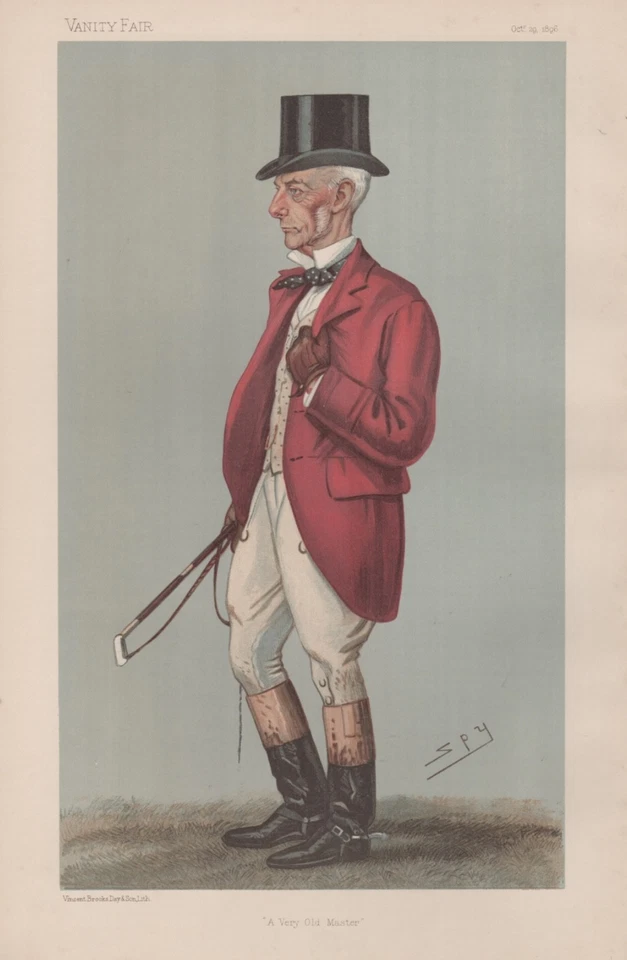 Антикварная литография Томаса Коллтона Гарта, очень старого мастера Vanity Fair, 1896 г. - Изображение 1 из 1