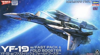 Hasegawa HA65885 1/72 YF-19 W/Fast Pack-Fold Booster Plastic Model - Image 1 of 4