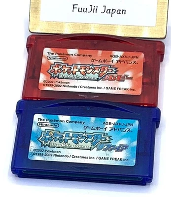 Pokemon Ruby Sapphire set Nintendo Gameboy Advance GBA Japanese Lot Cleaned - Image 1 of 4