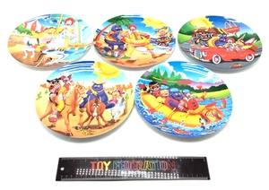 Vintage McDonald's 1998 SUMMER 9.5" Set of 5 Plates - Picture 1 of 4