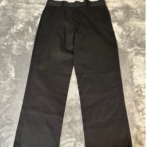 Pantalones de Trabajo Dickies 874 Calce Original Negros Para Hombre Talla 36x30 Sarga Algodón Poliéster Foto 1 de 4