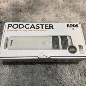 Rode Podcaster USB Dynamic Microphone White - Picture 1 of 3