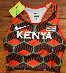 Neu Nike Pro Elite offizielles Kenia Laufen Sport BH Oberteil authentisch Damen Small - Bild 1 von 5