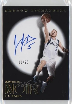 2024-25 Panini Noir Shadow Signatures Gold /25 JJ Barea #SHA-JJB Auto - Image 1 of 2